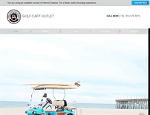 Tablet Screenshot of golfcartoutlet.com